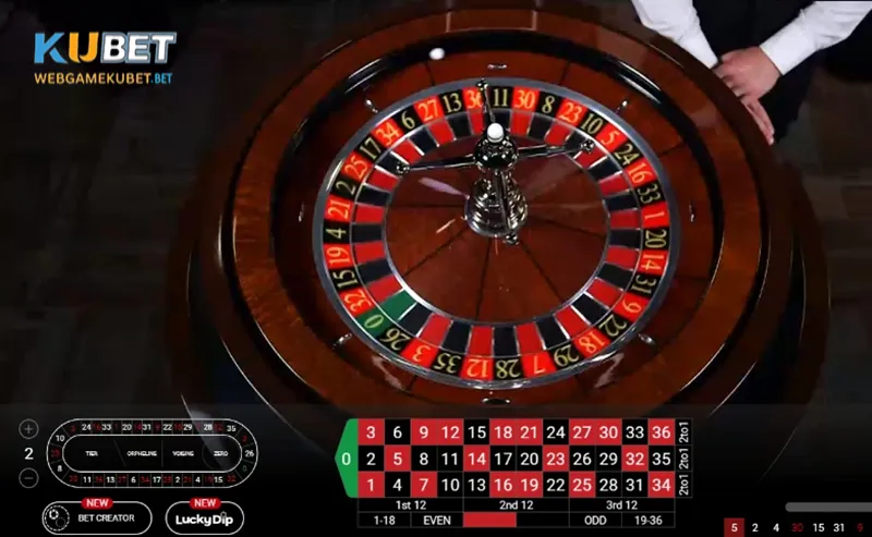 Cách chơi Roulette đơn giản tại nhà cái KUBET
